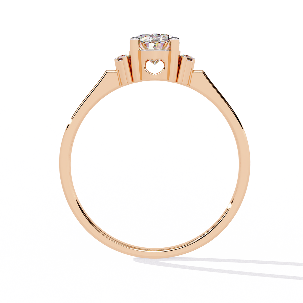 Classic Oval-Cut Lab Grown Diamond Ring