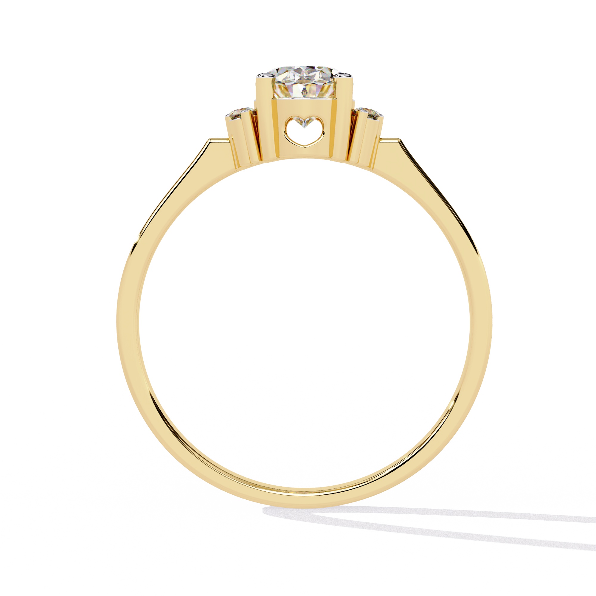 Classic Oval-Cut Lab Grown Diamond Ring