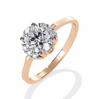Classic Oval-Cut Lab Grown Diamond Ring