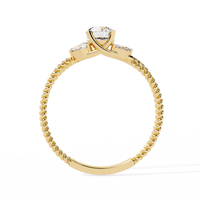 Marquise Accent Lab Grown Diamond Ring