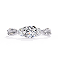 Marquise Accent Lab Grown Diamond Ring