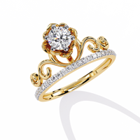 Regal Tiara Lab Grown Diamond Ring