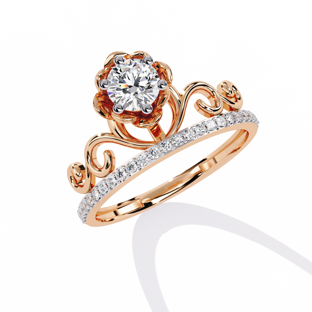 Regal Tiara Lab Grown Diamond Ring