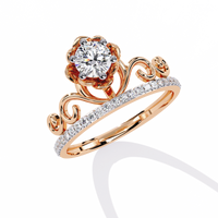 Regal Tiara Lab Grown Diamond Ring