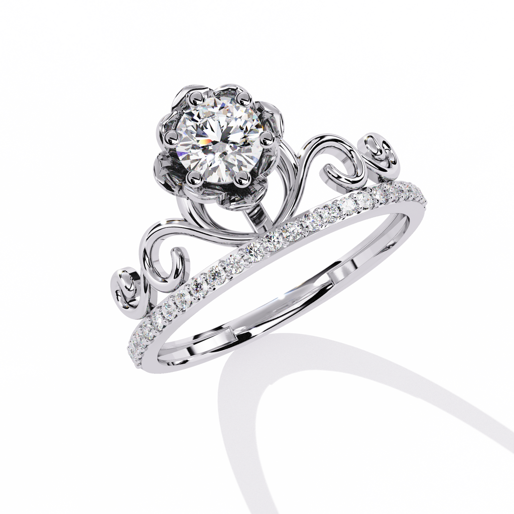 Regal Tiara Lab Grown Diamond Ring