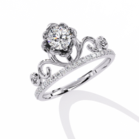 Regal Tiara Lab Grown Diamond Ring