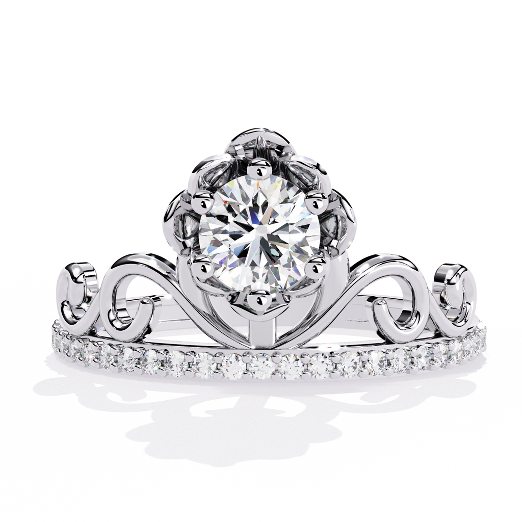 Regal Tiara Lab Grown Diamond Ring