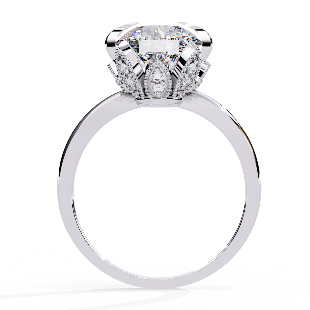 Classic Six Prong Solitaire Lab Grown Diamond Ring