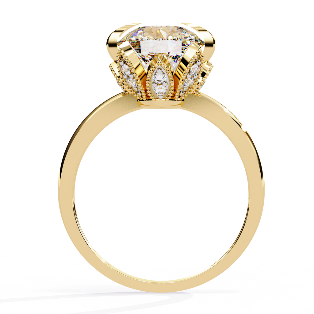 Classic Six Prong Solitaire Lab Grown Diamond Ring