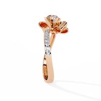 Bow-Inspired Lab Grown Diamond Ring