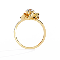 Bow-Inspired Lab Grown Diamond Ring