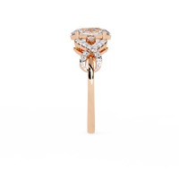 Oval Twist Lab Grown Diamond Ring