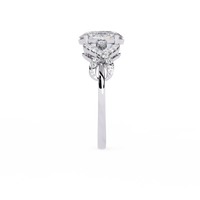 Oval Twist Lab Grown Diamond Ring