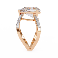 Stunning Pear Lab Grown Diamond Ring