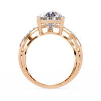 Stunning Pear Lab Grown Diamond Ring