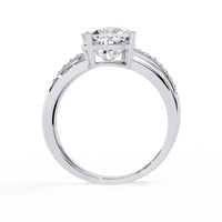 Elegant Cushion Cut Lab Grown Diamond Ring