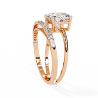 Elegant Cushion Cut Lab Grown Diamond Ring