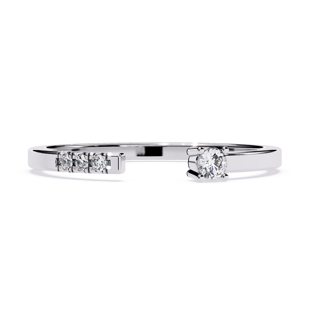 Lab Grown Diamond Accent Solitaire Ring