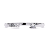 Lab Grown Diamond Accent Solitaire Ring