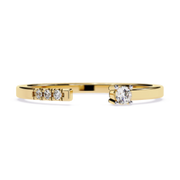 Lab Grown Diamond Accent Solitaire Ring