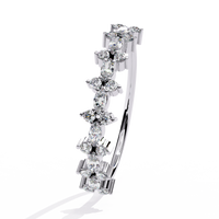 Floral Lab Grown Diamond Ring