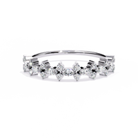Floral Lab Grown Diamond Ring