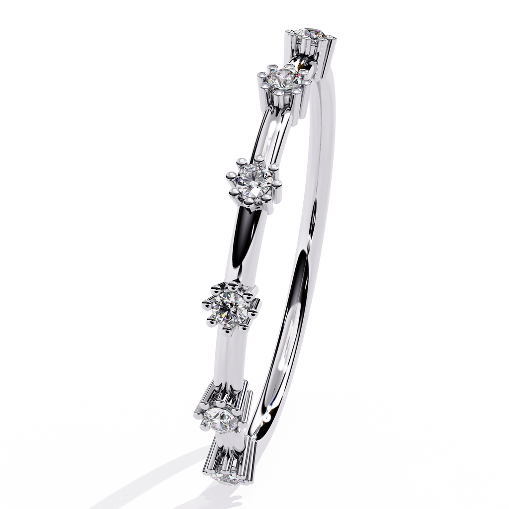 Six-Stone Lab Grown Diamond Ring