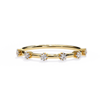 Six-Stone Lab Grown Diamond Ring
