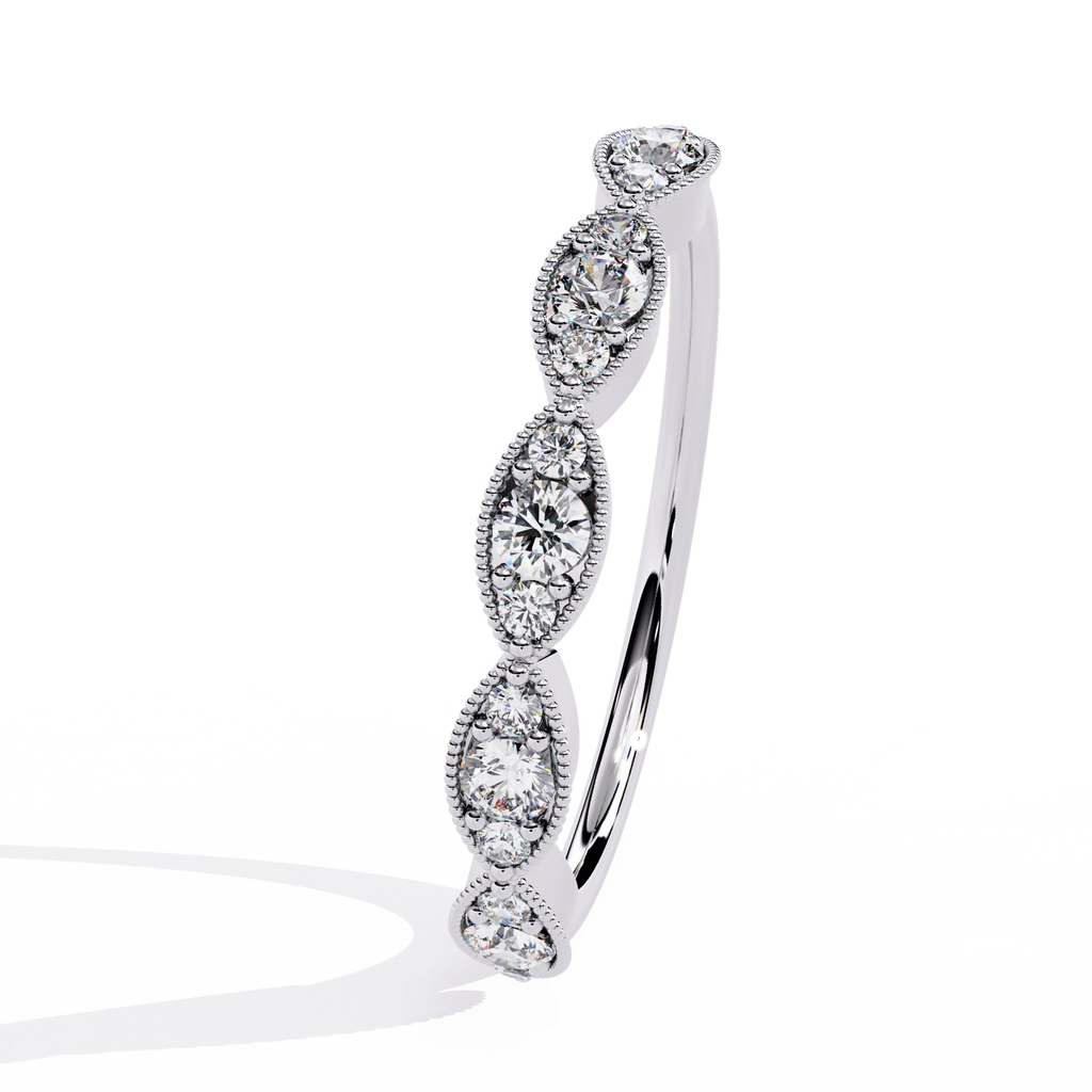 Marquise Motif Lab Grown Diamond Ring