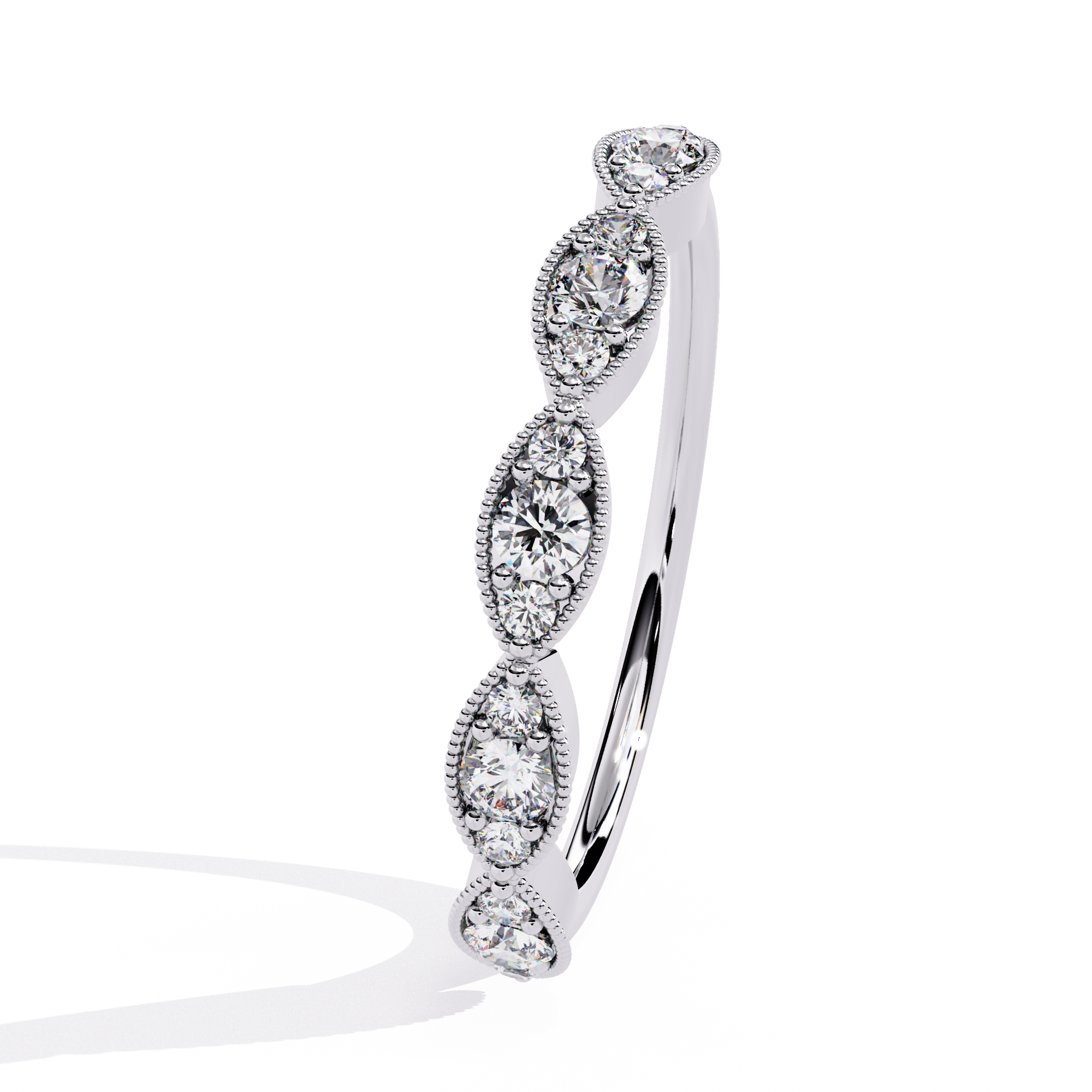 Marquise Motif Lab Grown Diamond Ring