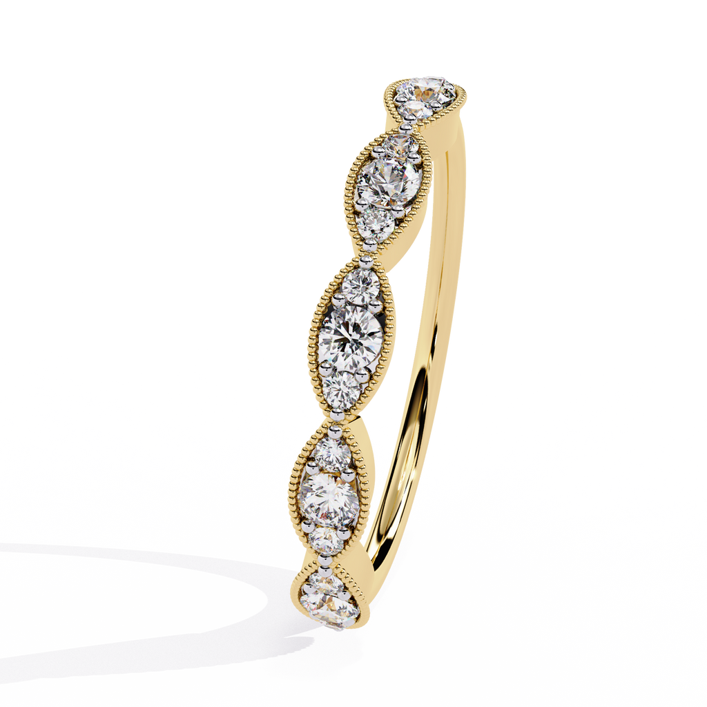 Marquise Motif Lab Grown Diamond Ring