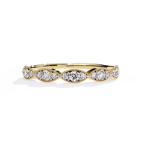 Marquise Motif Lab Grown Diamond Ring