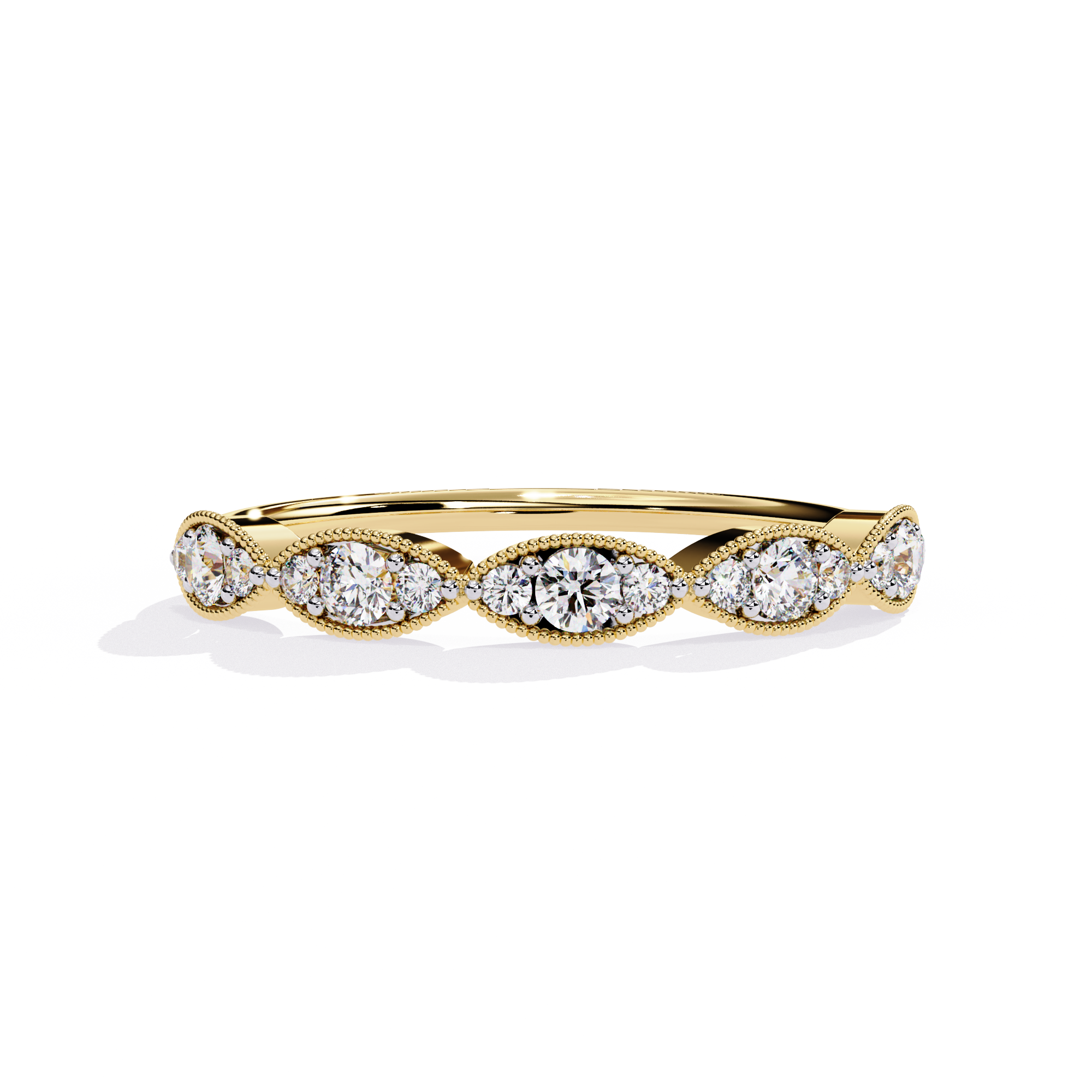 Marquise Motif Lab Grown Diamond Ring