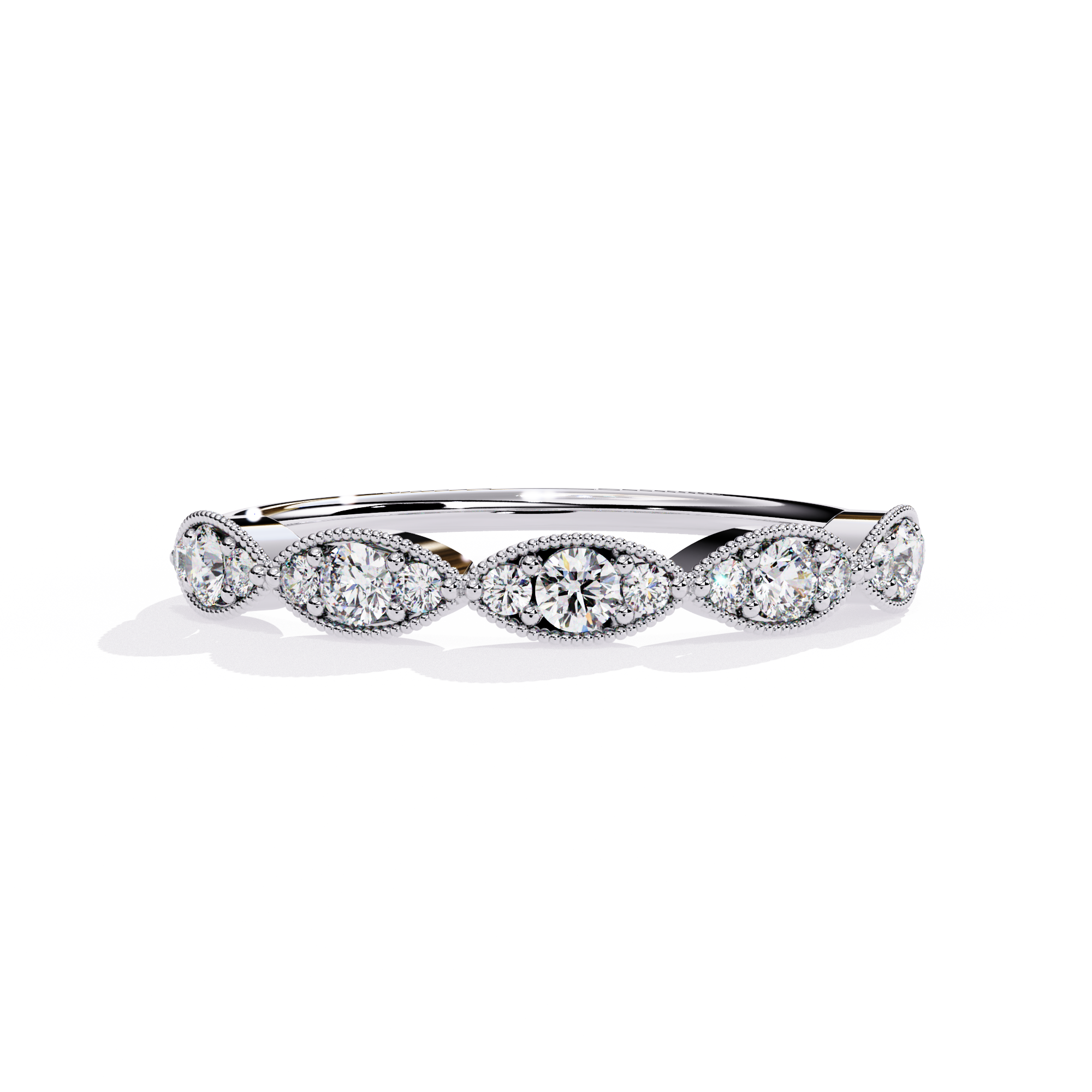 Marquise Motif Lab Grown Diamond Ring