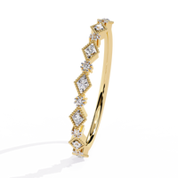 Geometric Lab Grown Diamond Ring