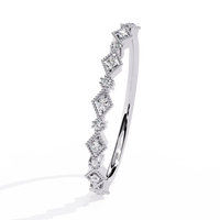 Geometric Lab Grown Diamond Ring