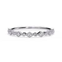 Geometric Lab Grown Diamond Ring