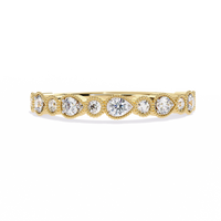 Pear & Round Lab Grown Diamond Ring