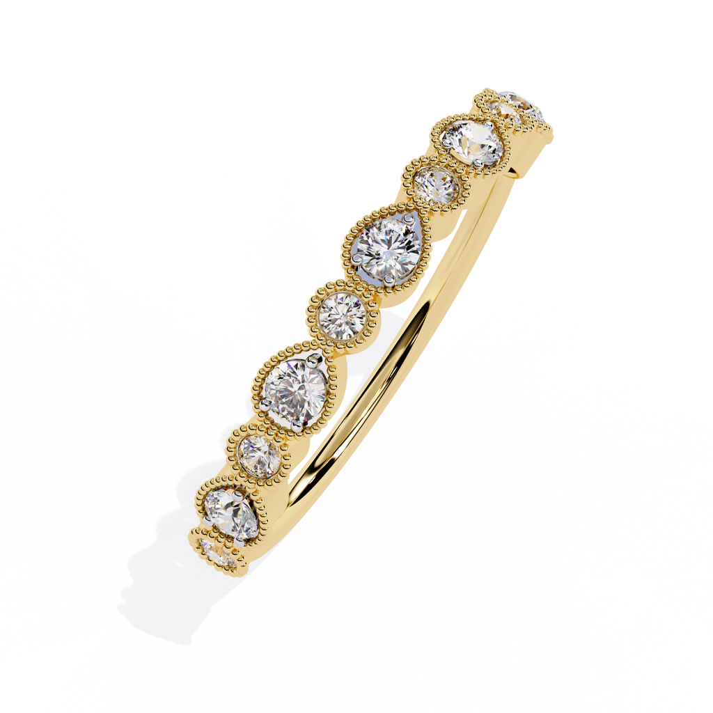 Pear & Round Lab Grown Diamond Ring