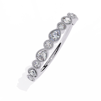 Pear & Round Lab Grown Diamond Ring