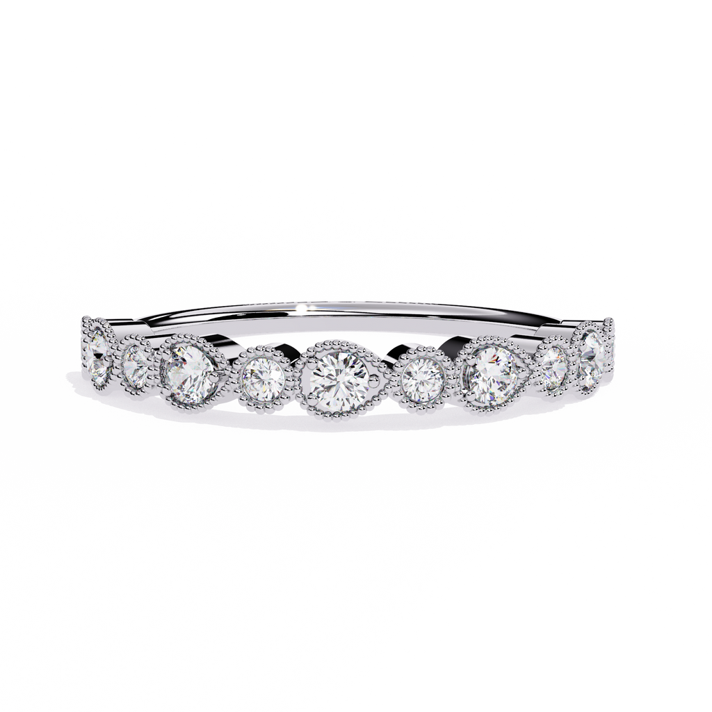 Pear & Round Lab Grown Diamond Ring