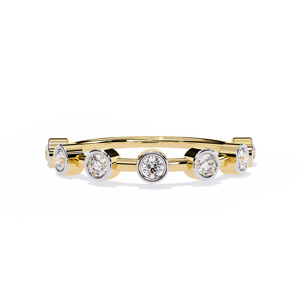 Bezel Set Lab Grown Diamond Ring