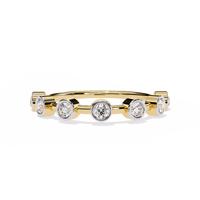 Bezel Set Lab Grown Diamond Ring