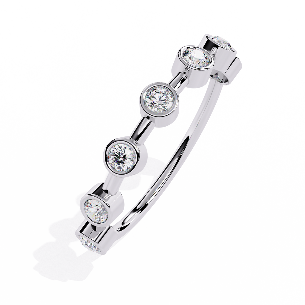 Bezel Set Lab Grown Diamond Ring