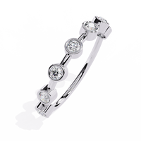 Bezel Set Lab Grown Diamond Ring