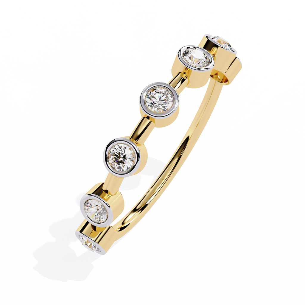 Bezel Set Lab Grown Diamond Ring