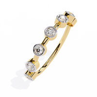 Bezel Set Lab Grown Diamond Ring