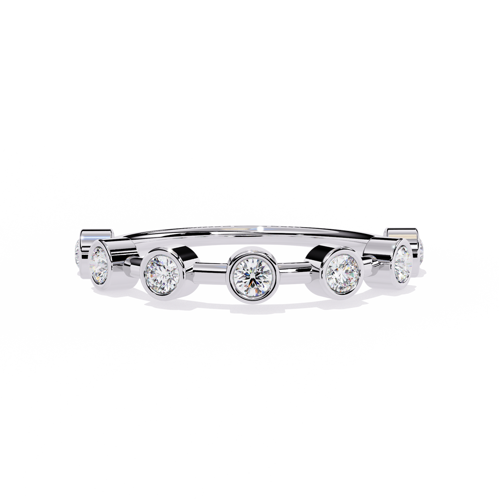 Bezel Set Lab Grown Diamond Ring