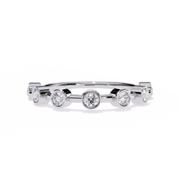 Bezel Set Lab Grown Diamond Ring