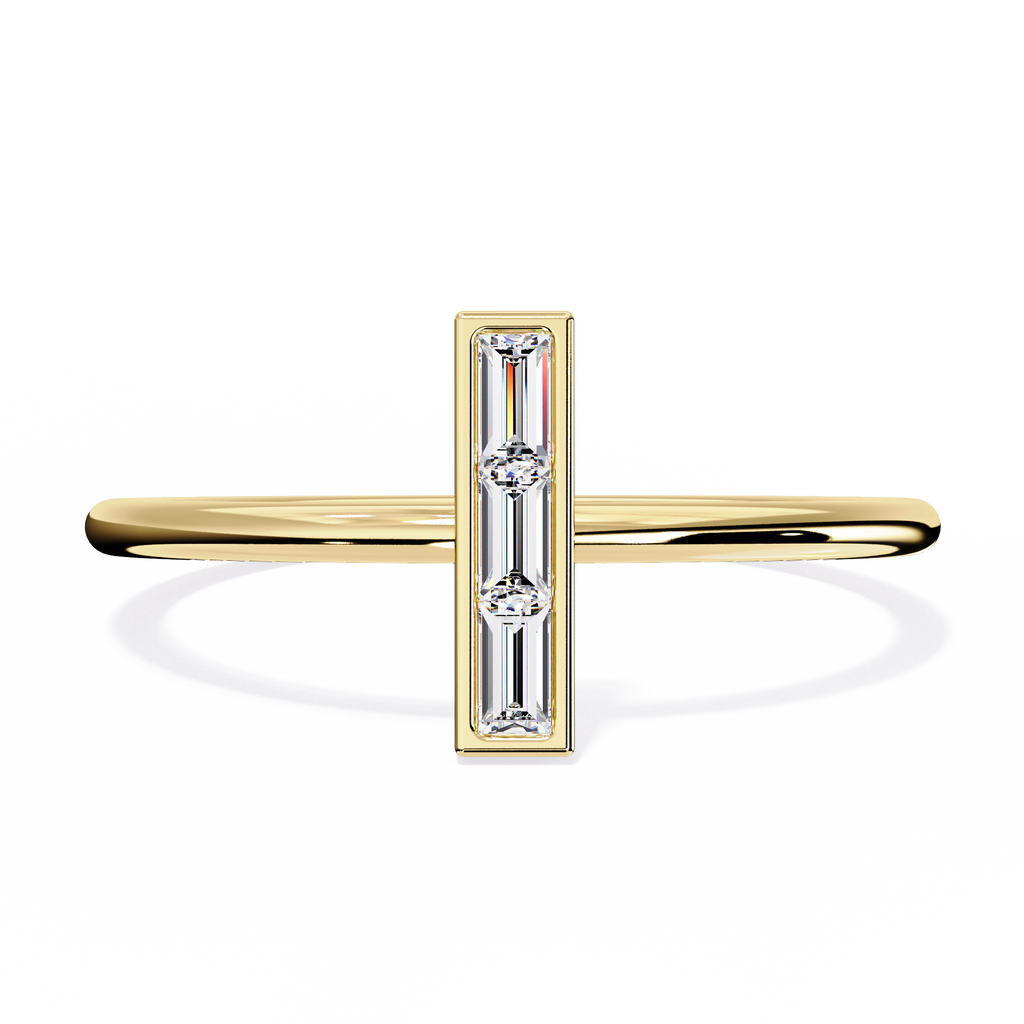 Baguette Lab Grown Diamond Ring